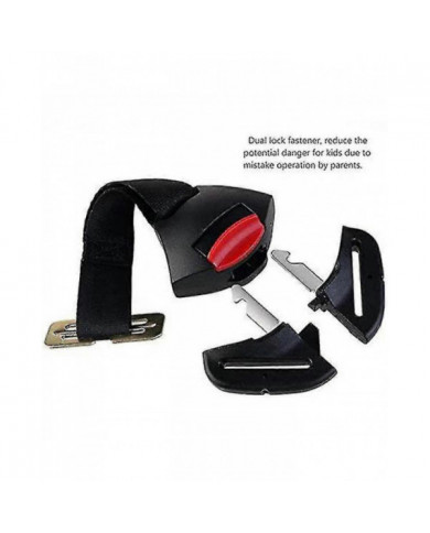 Siège d’auto Enfants Boucle de sécurité pour bébé Boucle de verrouillage fixe avec ceinture de sécurité Clip Harnais