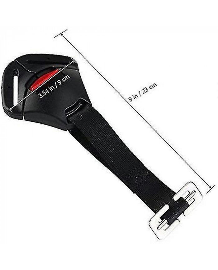 Siège d’auto Enfants Boucle de sécurité pour bébé Boucle de verrouillage fixe avec ceinture de sécurité Clip Harnais