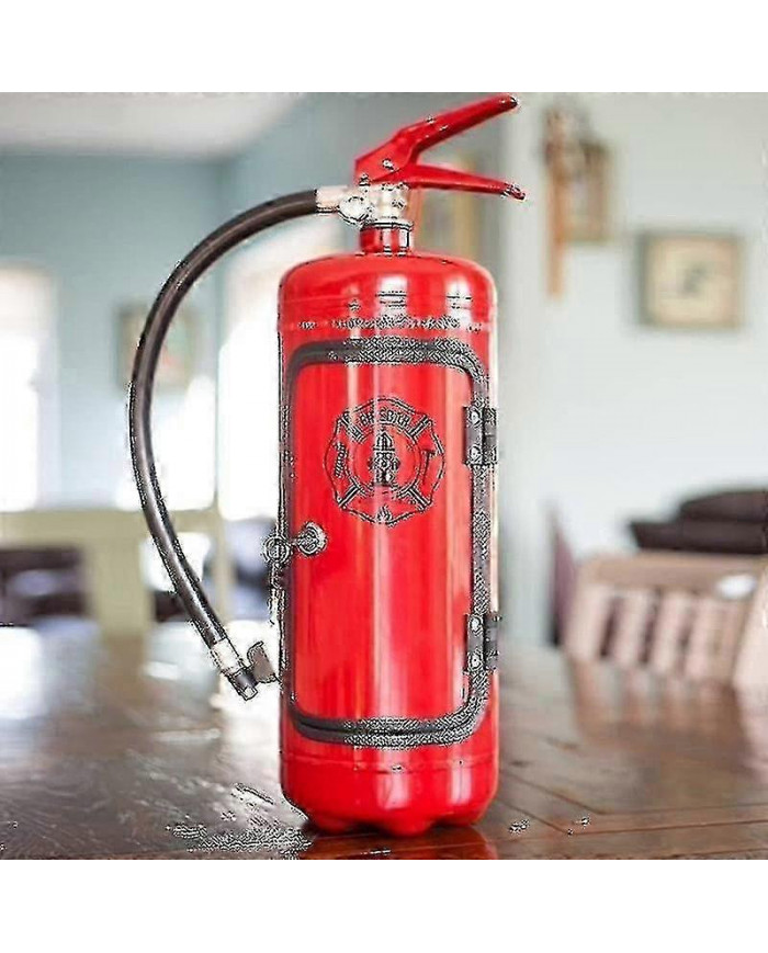 Mini Bar Cave à vin Extincteur Forme Armoire à vin Décoration de rangement