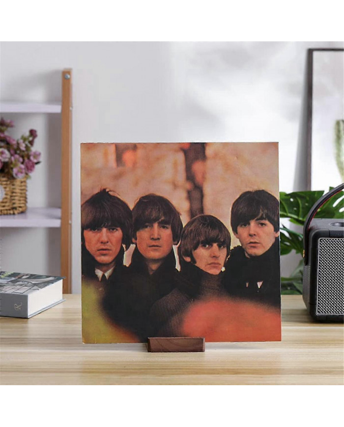 Présentoir porte-disque vinyle - Tabletop Now Playing Album Cover Holder - Now Spinning Record R