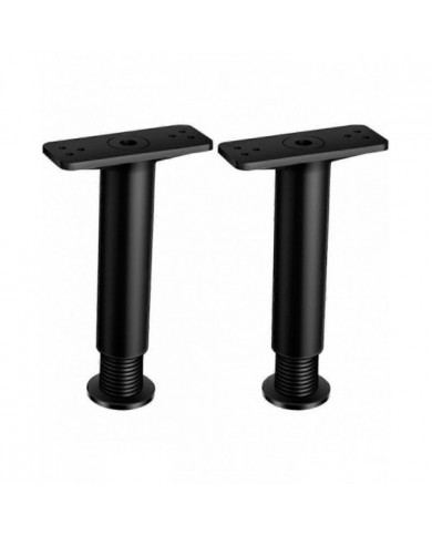 2pcs Bed Center Support Leg Adjustable Height Bed Frame Support Leg (Adjustable Range 5.89 to 9.84in)