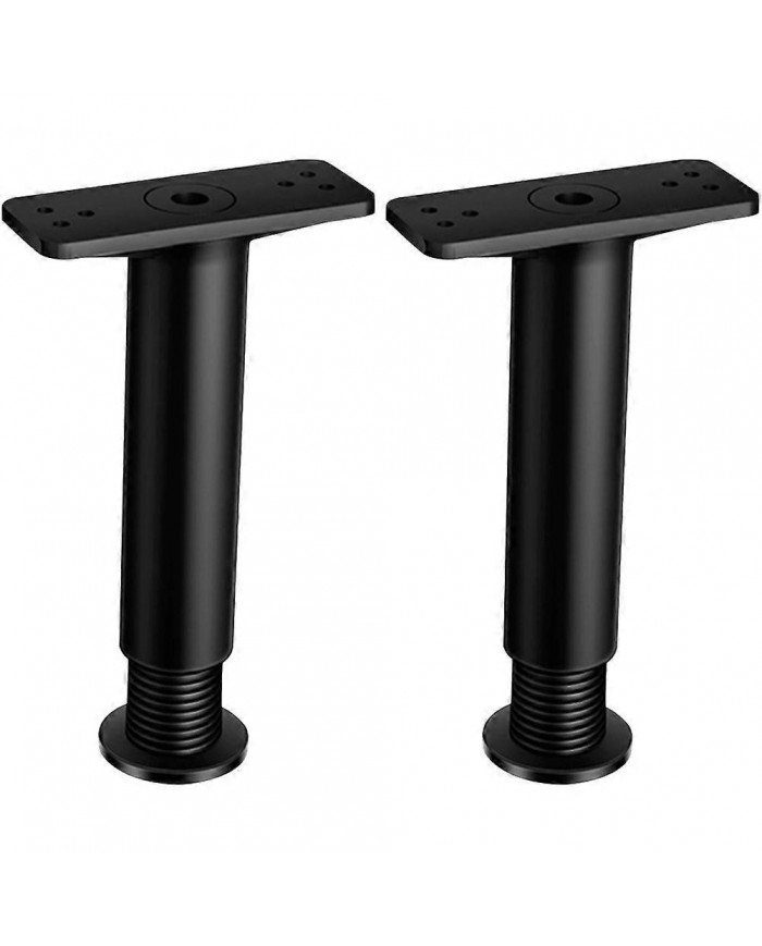 2pcs Bed Center Support Leg Adjustable Height Bed Frame Support Leg (Adjustable Range 5.89 to 9.84in)