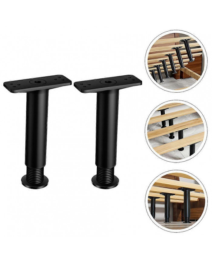 2pcs Bed Center Support Leg Adjustable Height Bed Frame Support Leg (Adjustable Range 5.89 to 9.84in)