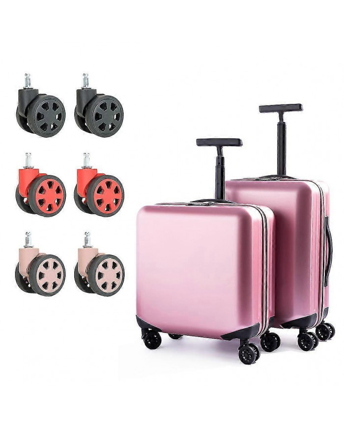 Roues de remplacement durables Roues silencieuses universelles Roues polyvalentes 1 paire pour bagages Roulement [...]