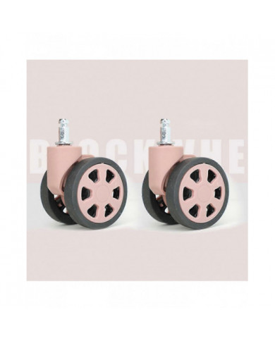 Roues de remplacement durables Roues silencieuses universelles Roues polyvalentes 1 paire pour bagages Roulement [...]