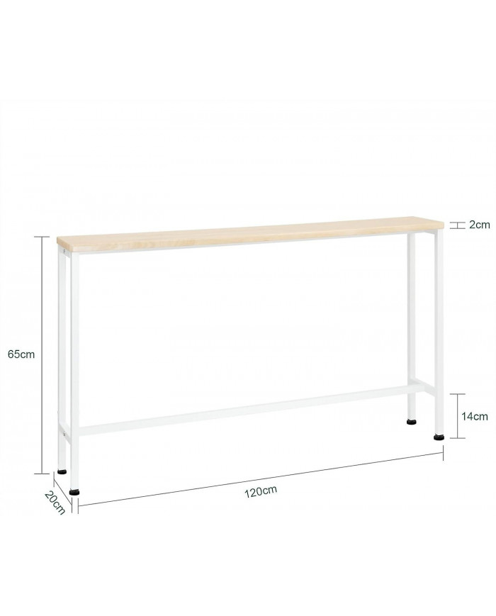 SoBuy FSB19-Z, Table d’extrémité avec 4 pieds en fer