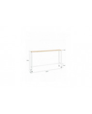 SoBuy FSB19-Z, Table d’extrémité avec 4 pieds en fer