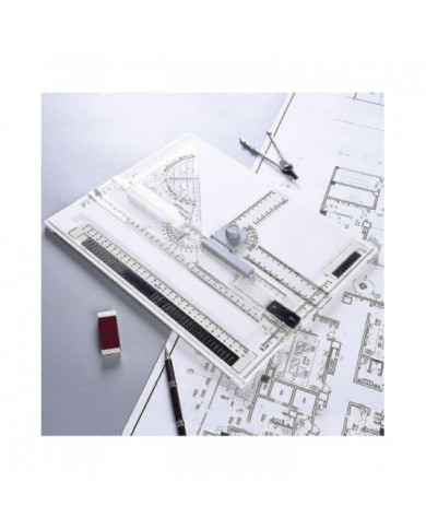 Table à dessin de planche à dessin A4 Table de planche à dessin multifonctionnelle avec règle claire Système de [...]