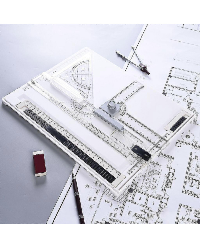 Table à dessin de planche à dessin A4 Table de planche à dessin multifonctionnelle avec règle claire Système de [...]