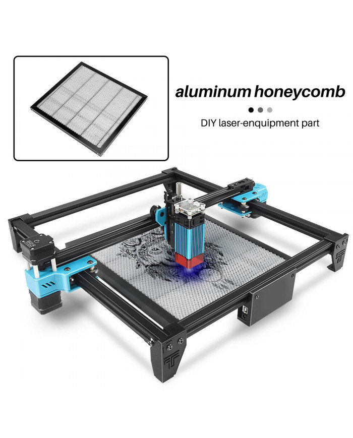 Table de travail en nid d’abeille Lit de travail 430x400mm Plate-forme pour bricolage Co2 Mini graveur Onglet de [...]