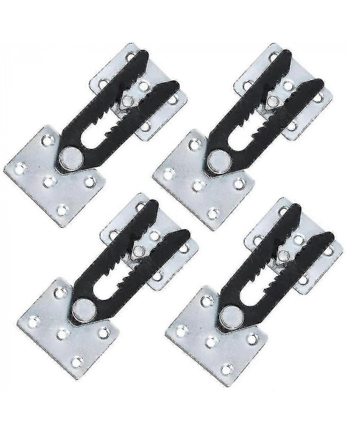 Connecteur de canapé sectionnel, 4 pcs Connecteur de canapé sectionnel de style alligator en métal à encliqueter TAO