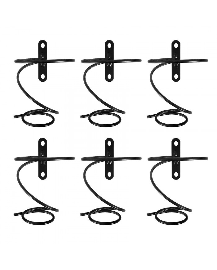 Pack De 6 Vin - Porte-Présentoir de vin rouge avec vis, Organisateur de casier à vin suspendu en métal