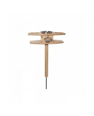 Bières extérieures Table à vin Pliable Table Portable en bois Beers Lover Gift avec Foldable Desktop-mxbc