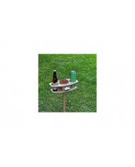 Bières extérieures Table à vin Pliable Table Portable en bois Beers Lover Gift avec Foldable Desktop-mxbc