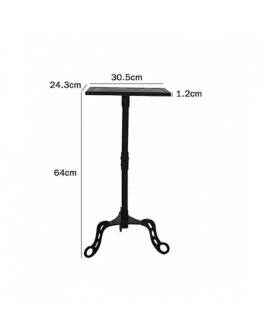 Table flottante noire Magicien Lévitation Trick Table Stage Magie Volant Flottant