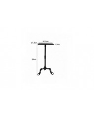 Table flottante noire Magicien Lévitation Trick Table Stage Magie Volant Flottant