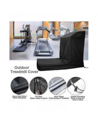 Housse de tapis roulant pliable avec fermeture à glissière, housse étanche à la poussière et à l’eau, appropriée