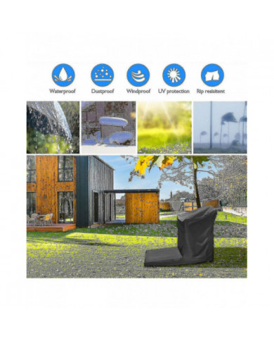 Housse de tapis roulant pliable avec fermeture à glissière, housse étanche à la poussière et à l’eau, appropriée