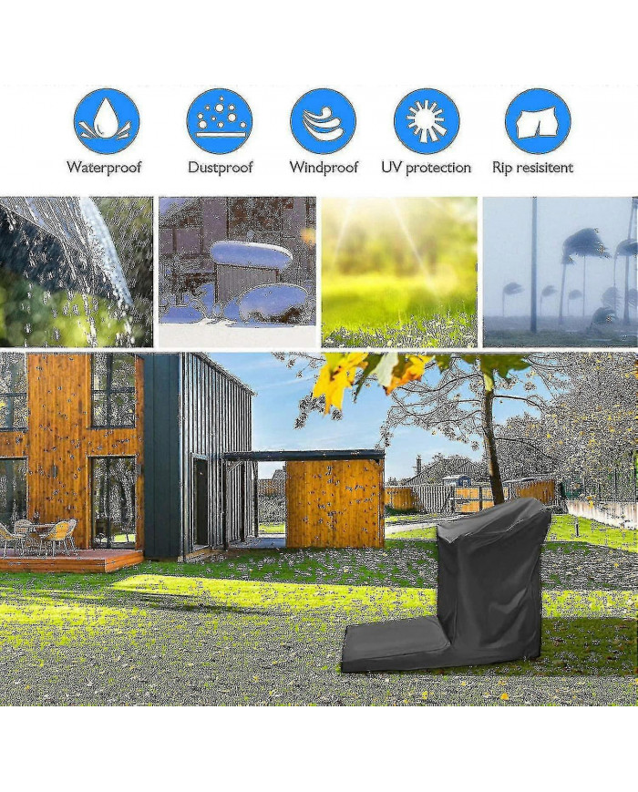 Housse de tapis roulant pliable avec fermeture à glissière, housse étanche à la poussière et à l’eau, appropriée