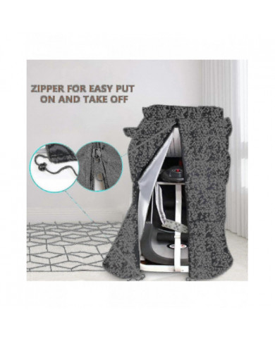 Housse de tapis roulant pliable avec fermeture à glissière, housse étanche à la poussière et à l’eau, appropriée