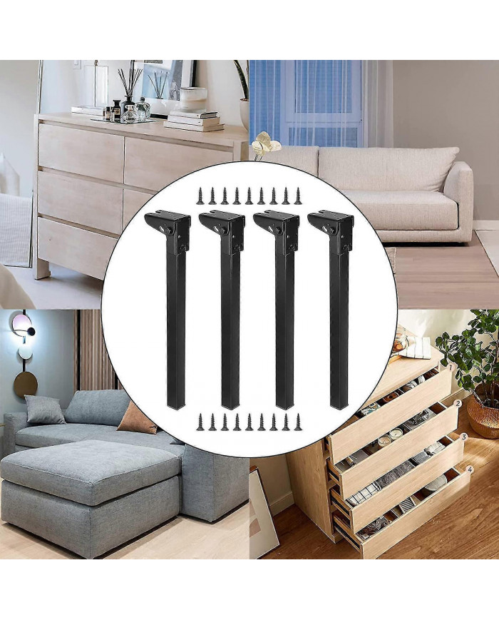 4 Pièces Pliable Table Pied Pliable Table Pieds Polyvalents Portable Stable Pour Tables De Nuit Banc Ordinateur [...]