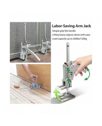 2 Pcs Labor Saving Arm Tool Jack,Height Adjustment Lifting Device,Suitable for Installing Cabinets