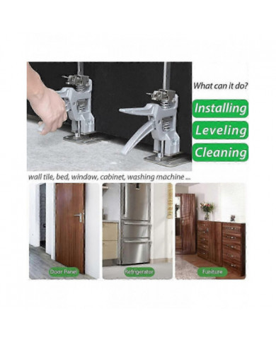 2 Pcs Labor Saving Arm Tool Jack,Height Adjustment Lifting Device,Suitable for Installing Cabinets