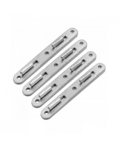 Rails de lit en bois Raccords de connexion, Crochet de lit rond en zinc de 5 pouces, Ensemble de 4 raccords de [...]