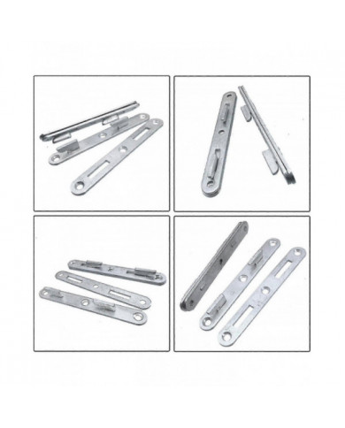 Rails de lit en bois Raccords de connexion, Crochet de lit rond en zinc de 5 pouces, Ensemble de 4 raccords de [...]