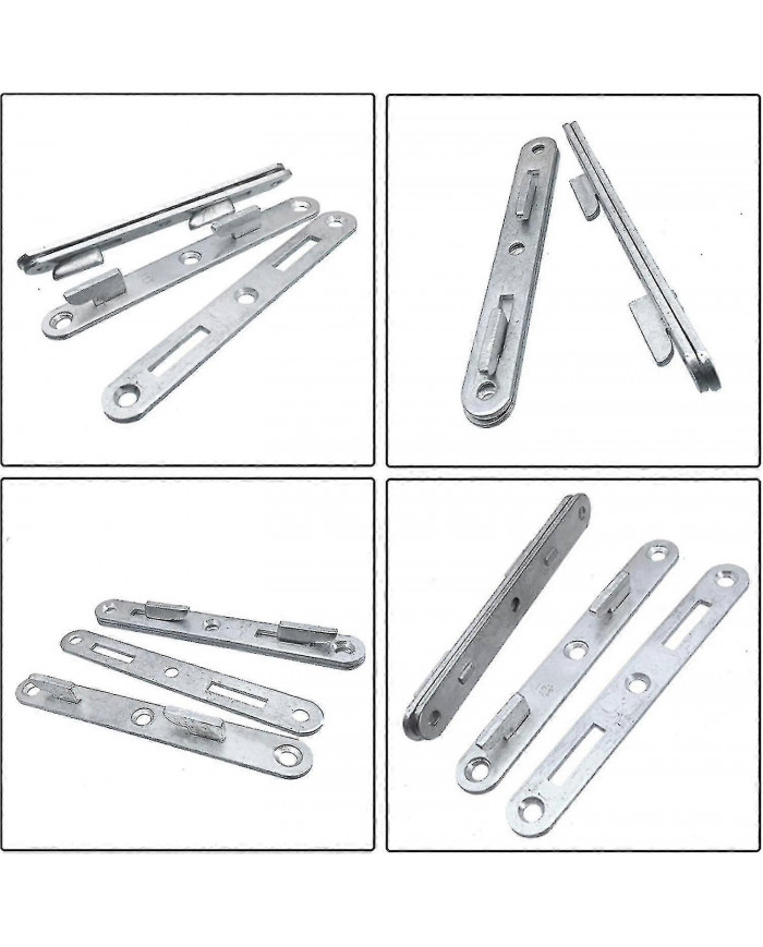 Rails de lit en bois Raccords de connexion, Crochet de lit rond en zinc de 5 pouces, Ensemble de 4 raccords de [...]