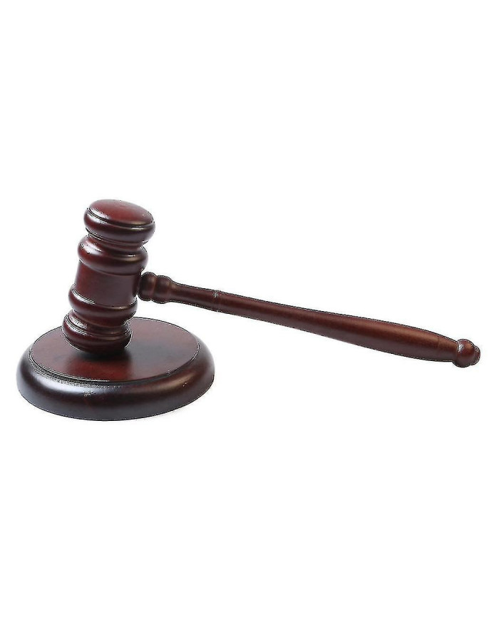 Maillets en bois, marteau en bois Premium avec bloc sonore, parfait pour juge, avocat, Cour de vente aux enchères, [...]