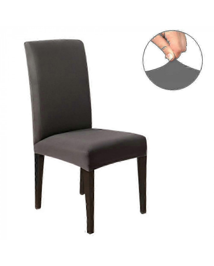 4-piece Set Of Dining Chairs And Slippers, Suitable For Elastic, Detachable, And Washable Short Dining Chairs