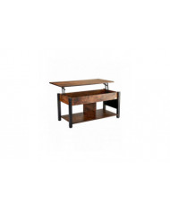 Table basse à plateau relevable, table basse rectangulaire de 41,7 po avec poches de rangement supplémentaires, [...]