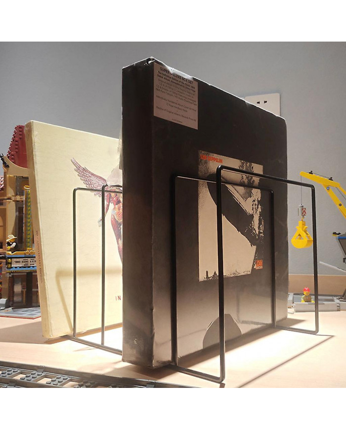 Professional Metal Lp Vinyl Record Display Shelf Turntable Record Collection Storage Shelf Exhibit Stand Holder