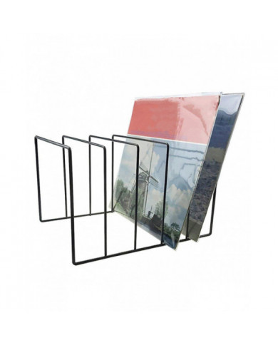 Professional Metal Lp Vinyl Record Display Shelf Turntable Record Collection Storage Shelf Exhibit Stand Holder