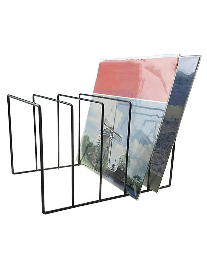 Professional Metal Lp Vinyl Record Display Shelf Turntable Record Collection Storage Shelf Exhibit Stand Holder