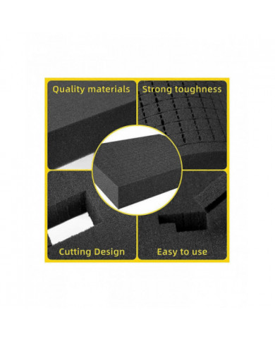 4 PCS Pick Apart Insert Mousse De Feuille Pré Carrée De Mousse avec Utilisation De Fond Pour Les Cas De Boîte De [...]