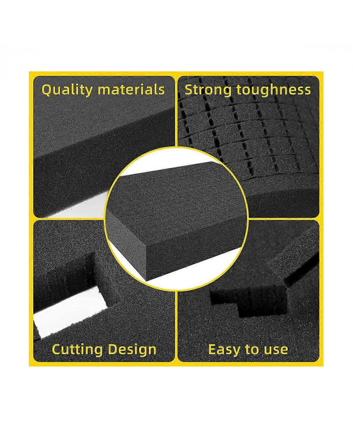 4 PCS Pick Apart Insert Mousse De Feuille Pré Carrée De Mousse avec Utilisation De Fond Pour Les Cas De Boîte De [...]