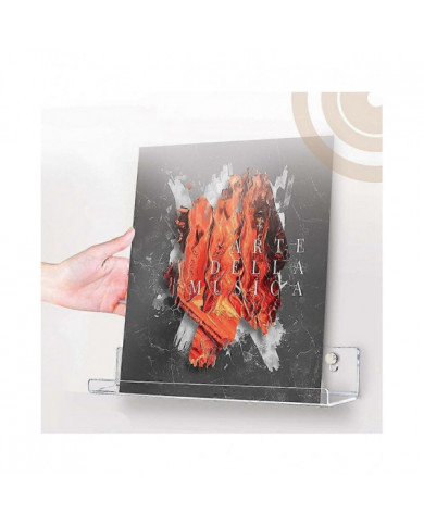 6Pcs Vinyl Record Wall Mount Shelf Set of Album Holders for Hanging on Walls - Shelves Albums or Ch