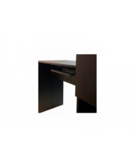 Rebecca Mobili Gaming Bureau Pc Table Noir Rouge En Bois Design Moderne avec Accessoires