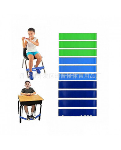 15pcs Bandes de chaise de salle de classe Fidgety Feet Bands Classroom Bouncy Chair Bands Bandes de chaise colorées