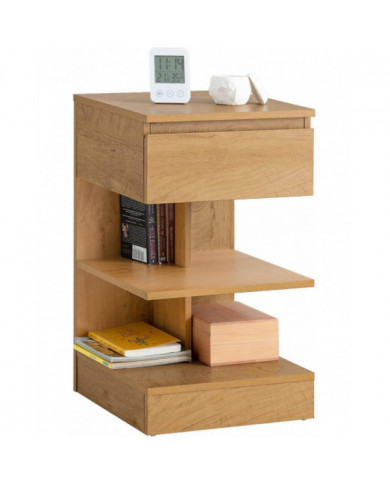 SoBuy Table de chevet Table de chevet Table d’appoint, FBT49-N