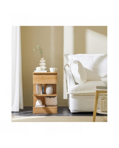 SoBuy Table de chevet Table de chevet Table d’appoint, FBT49-N