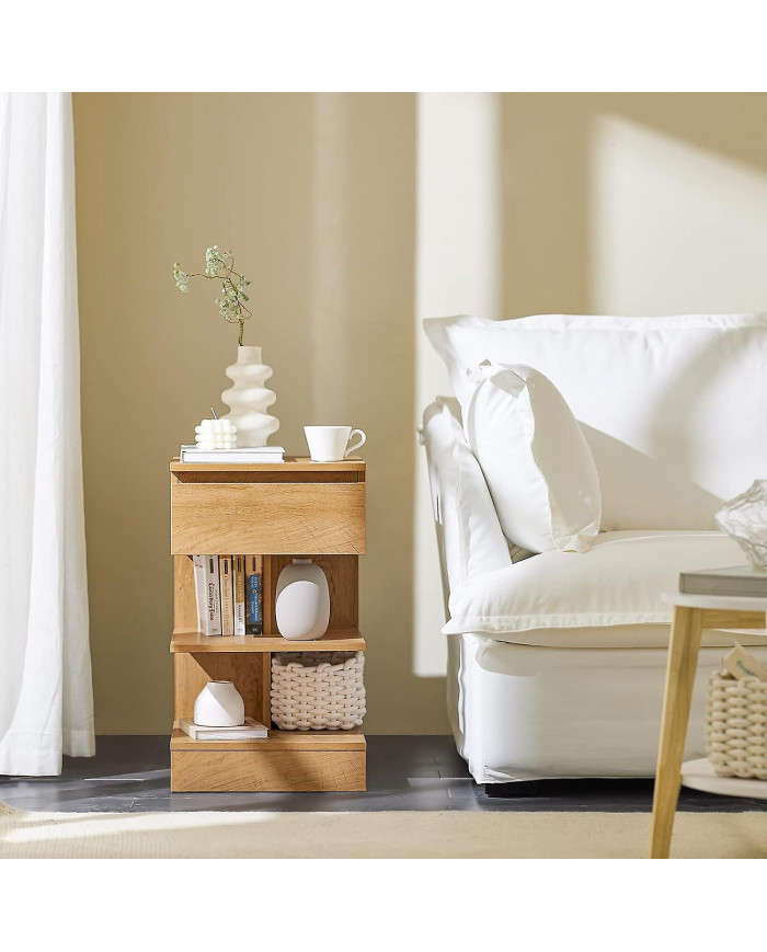 SoBuy Table de chevet Table de chevet Table d’appoint, FBT49-N