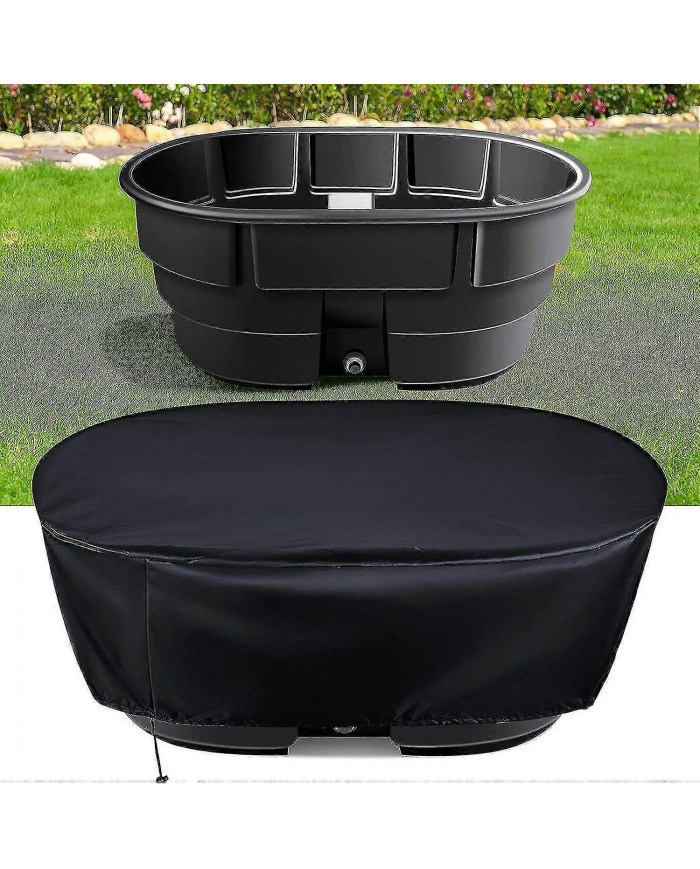Couverture de piscine de réservoir ovale - Couverture de piscine creusée - 420d Oxford Tank Cover pour baignoire [...]