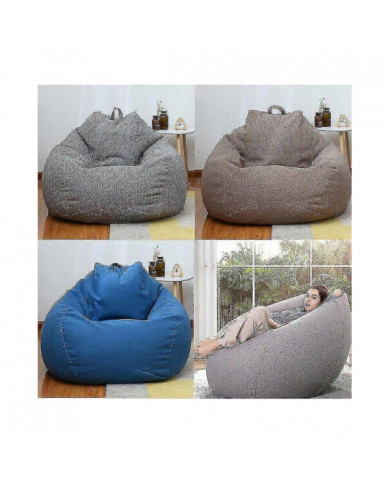 Extra Large Bean Bag Chairs Housse de canapé Intérieur Lazy Lounger Pour Adultes EnfantsJuste la housse, pas de [...]