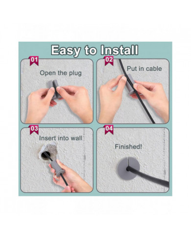 Kit d’acheminement des câbles pour Starlink, douille murale de 1 pouce pour passe-câble Starlink, douille murale [...]