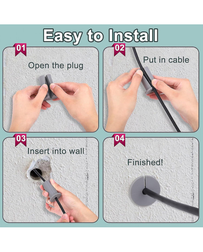 Kit d’acheminement des câbles pour Starlink, douille murale de 1 pouce pour passe-câble Starlink, douille murale [...]