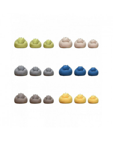 Extra Large Bean Bag Chaises Canapé Canapé Housse Intérieur Lazy Lounger Pour Adultes Enfants Sellwell