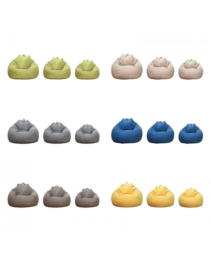 Extra Large Bean Bag Chaises Canapé Canapé Housse Intérieur Lazy Lounger Pour Adultes Enfants Sellwell